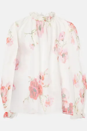 ZIMMERMANN Top Lightburst in cotone e seta