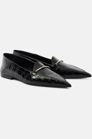 Victoria Beckham Mocassini Morsetto in pelle stampata