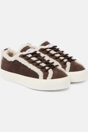 INUIKII Sneakers Classic in suede con shearling