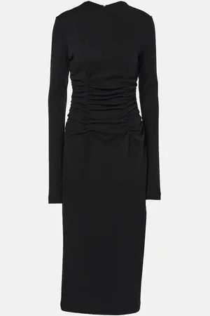 Sportmax Abito lungo Acline in misto cotone