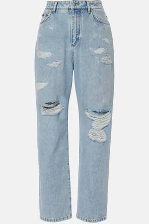 Dolce & Gabbana Jeans regular distressed a vita bassa