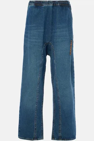 Y / PROJECT Jeans a gamba larga e vita bassa