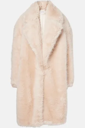 Sportmax Cappotto Manico in pelliccia sintetica