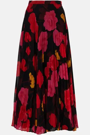 Erdem Gonna midi con stampa floreale