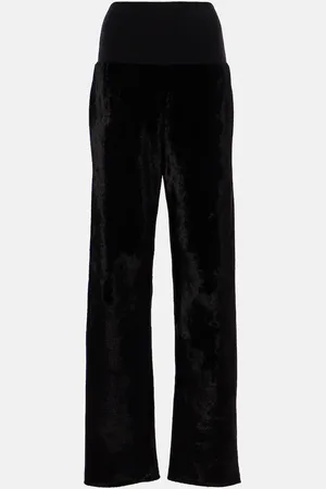 Alaïa Alaïa Pantaloni regular in velluto