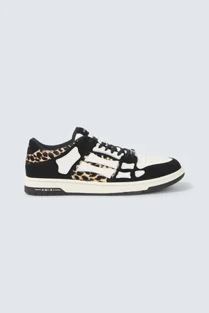 AMIRI Sneakers Leopard Skel Top Low in pelle