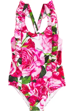Dolce & Gabbana Costume intero con stampa floreale