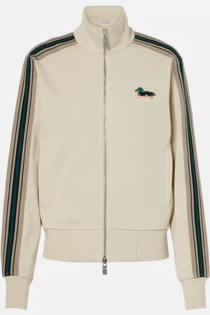 Burberry Felpa con zip e logo