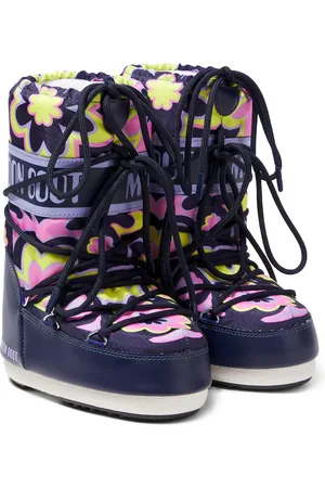 Moon Boot Stivali doposci Icon con stampa floreale