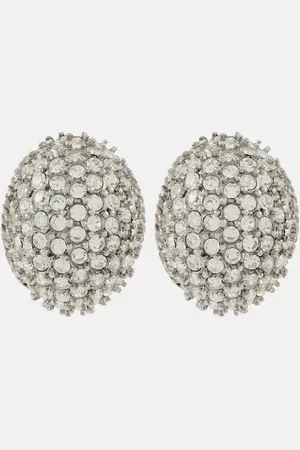 Jennifer Behr Orecchini Tinsel con cristalli