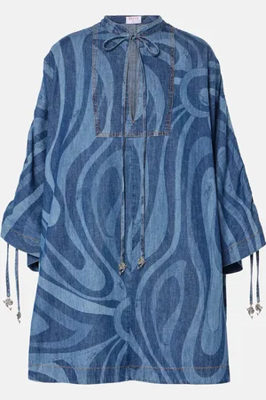 Puccini Caftano in denim