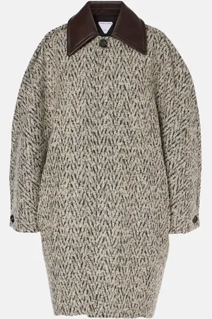 Bottega Veneta Cappotto in bouclé di misto lana