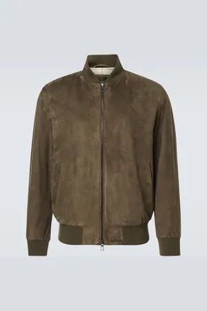 Loro Piana Bomber in suede