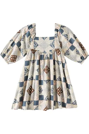 Rylee + Cru Abito Cassidy in lino e cotone