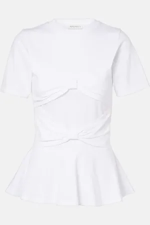 Nina Ricci T-shirt in jersey con fiocco