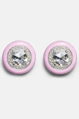 Kamyen Orecchini in oro bianco 18kt con diamanti