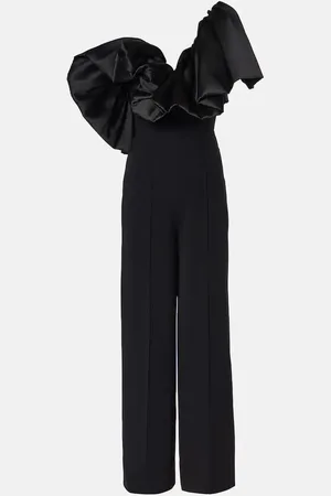 Solace Jumpsuit Perla con finiture in raso