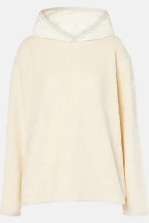 Moncler Felpa in teddy con cappuccio