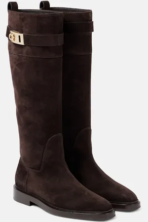 Salvatore Ferragamo Stivali Hug in suede