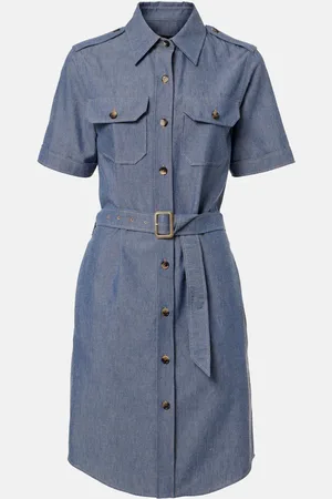 Loro Piana Abito midi Annalisa in chambray