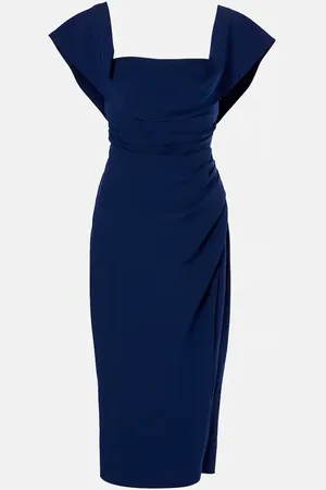 Carolina Herrera Abito midi con ruches