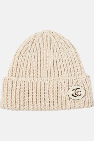 Gucci Berretto Double G in misto lana lamé