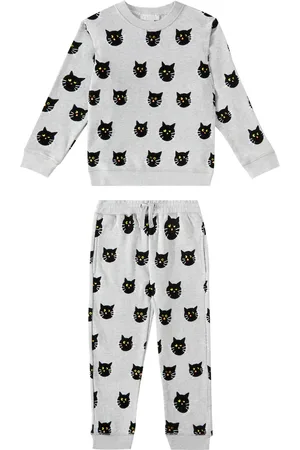 Stella McCartney Felpa e pantaloni sportivi in cotone