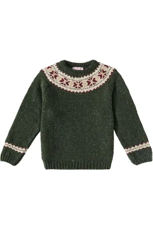 La Coqueta Pullover Fair Isle in misto lana