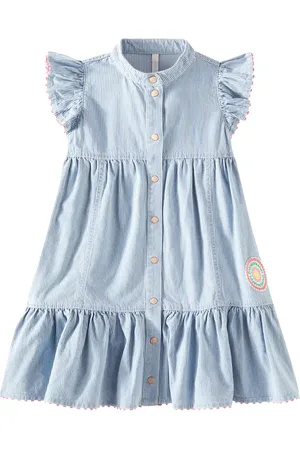 ZIMMERMANN Abito di jeans Wylie a righe