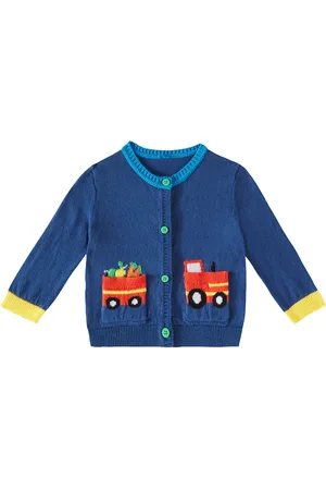 Stella McCartney Baby - Cardigan in cotone e lana