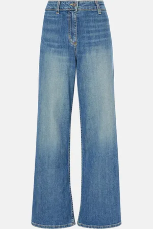 NILI LOTAN Jeans Megan a gamba larga e vita media