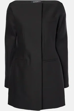 Jacquemus Abito corto Spalla in lana e seta