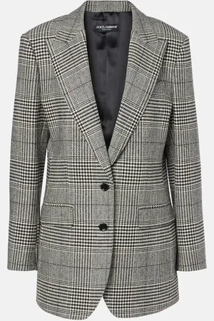 Dolce & Gabbana Blazer monopetto in lana e cashmere