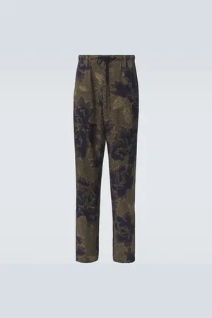 DRIES VAN NOTEN Pantaloni regular con stampa
