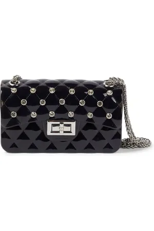 MONNALISA Borsa a spalla in PVC con cristalli