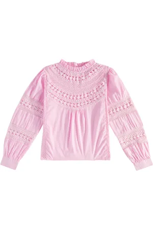 The New Society Blusa in cotone sangallo