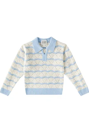 Scotch&Soda Polo in pointelle a righe