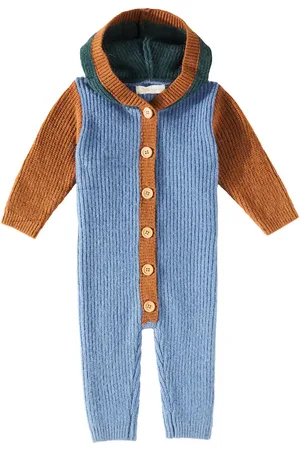 Louise Misha Baby - Tutina Robin in cotone e cashmere