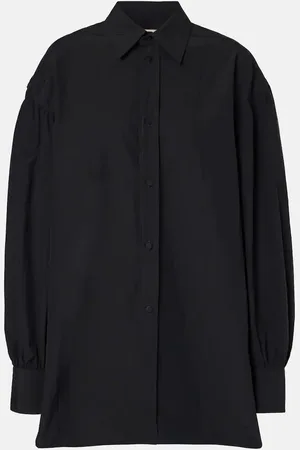 Plan C Camicia oversize in crêpe