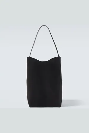The Row Borsa N/S Park Large in suede