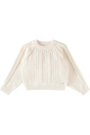 Chloé Chloé Kids Pullover in cotone e lana