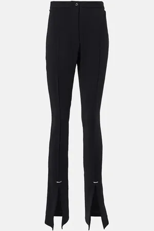MUGLER Pantaloni slim a vita alta
