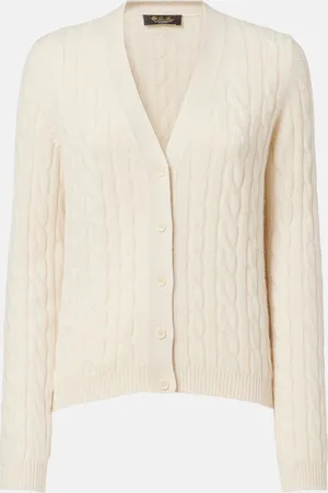 Loro Piana Cardigan Jubilee in cashmere a trecce
