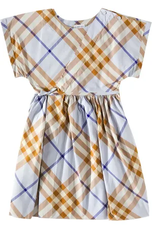 Burberry Abito Burberry Check in cotone