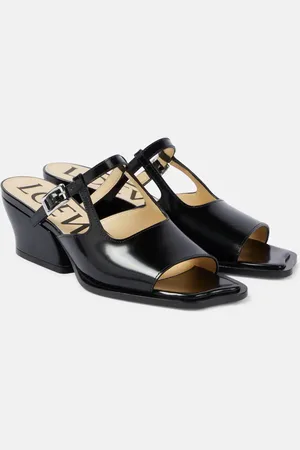 Loewe Mules Onda in pelle spazzolata