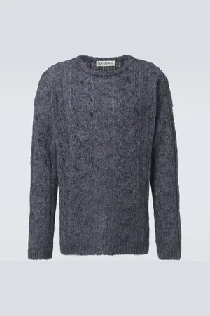 OUR LEGACY Pullover Popover in misto lana a trecce