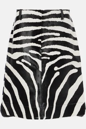 Jacquemus Gonna midi Tozzi in cavallino stampato