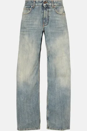 Balenciaga Jeans a gamba larga e vita media