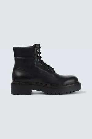Prada Anfibi in pelle e Re-Nylon