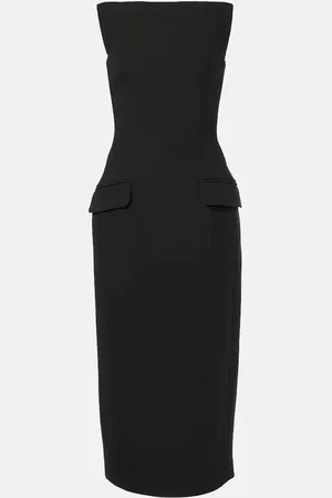 Sportmax Abito midi in gabardine